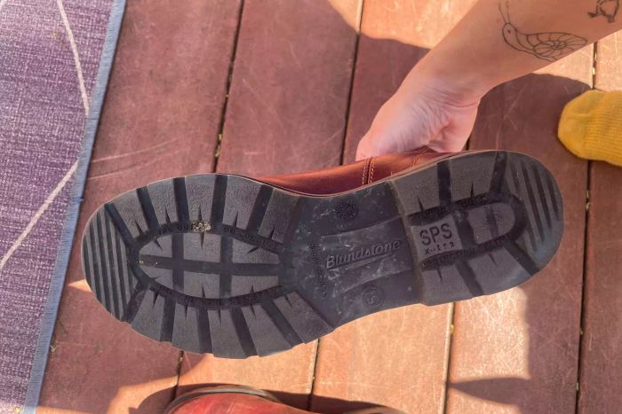 The sole of the Blundstone #1352 Women's Originals High Top Boot