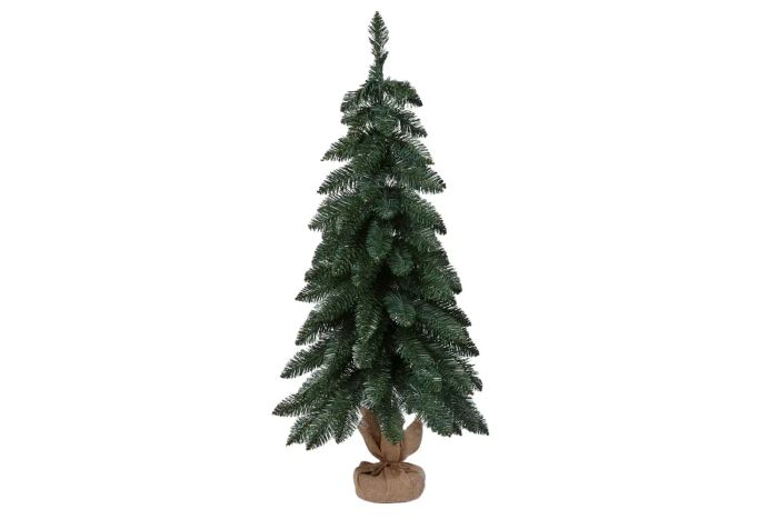 3' Unlit Downswept Alberta Spruce Mini Artificial Christmas Tree with Burlap Base - Wondershop™