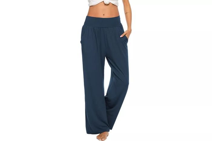 ZJCT Women's Yoga Sweatpants Comfy Loose Casual Wide Leg