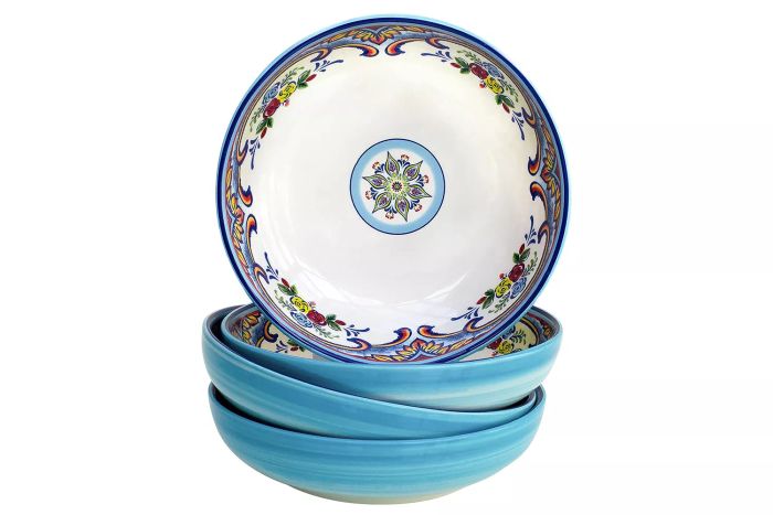 Amazon October Prime Day Euro Ceramica Zanzibar Collection Pasta Bowl Sets