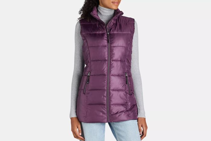 Big Chill Long Cire Puffer Vest