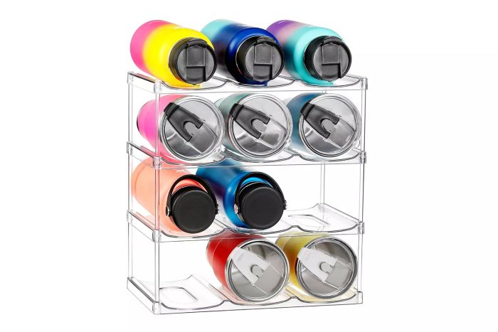 LANDNEOO Stackable Water Bottle Organizer Holder