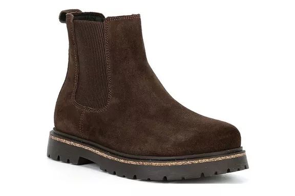 Birkenstock Women's Highwood Slip On Suede Chelsea Booties