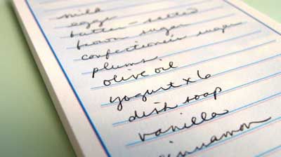 Shopping List