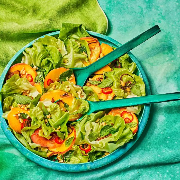 Vietnamese Inspired Peach Salad