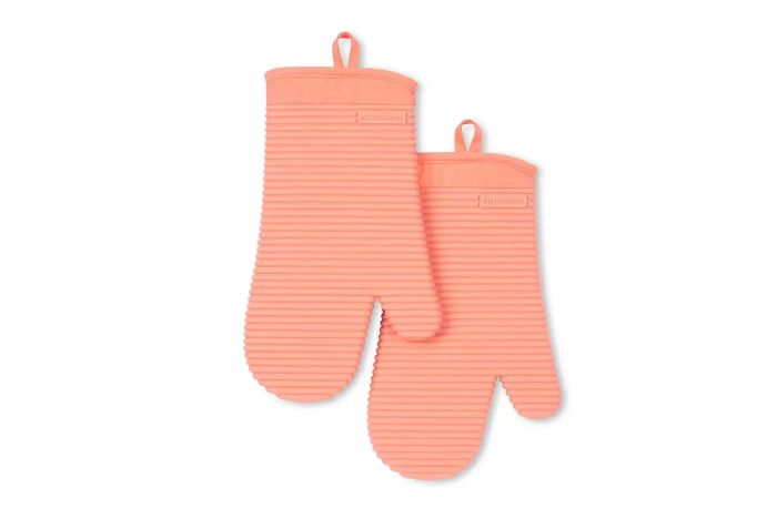 silicone oven mitt set