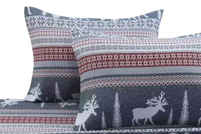 Tribeca Living 100% Cotton Flannel Sheet Set