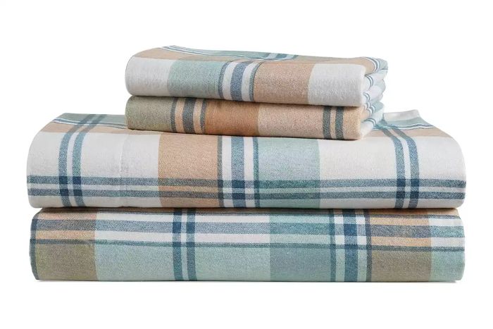 LANE LINEN 100% Cotton Queen Flannel Sheets Set
