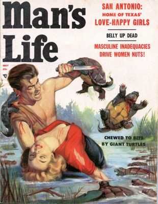 Man's Life, May 1957. Cover Art by Will Hulsey - Www