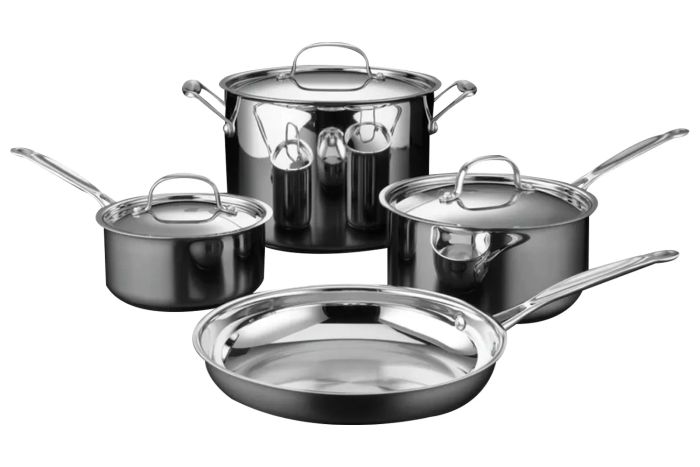 Cuisinart Chef's Classic 7 Piece Stainless Steel Cookware Set