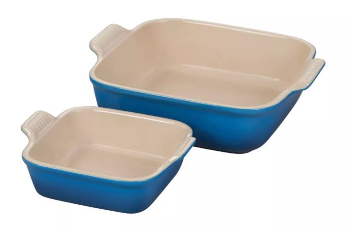 Le Creuset Heritage Stoneware Set of 2 Square Dishes