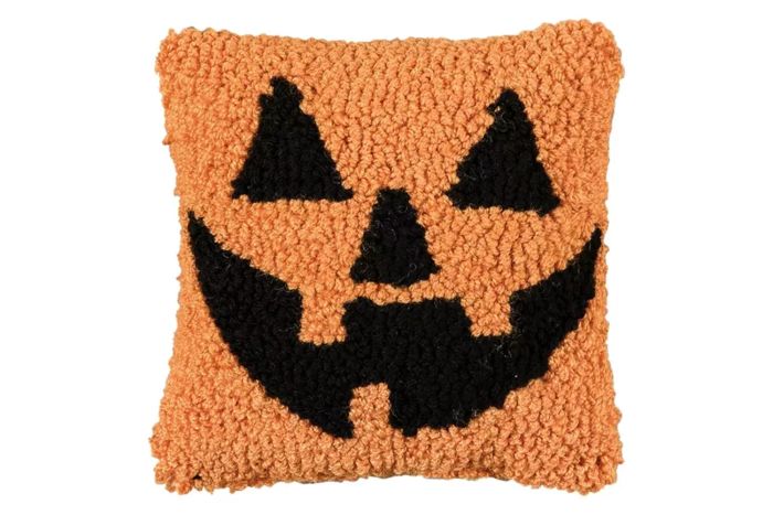 C&F Home Jack-O-Lantern Embroidered Throw Pillow
