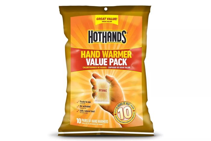 The HotHands Hand Warmer Value Pack from Amazon provides a convenient way to stay warm during cold weather. This pack includes multiple hand warmers, perfect for outdoor activities like hiking, skiing, or camping, ensuring your hands stay toasty in any chill.