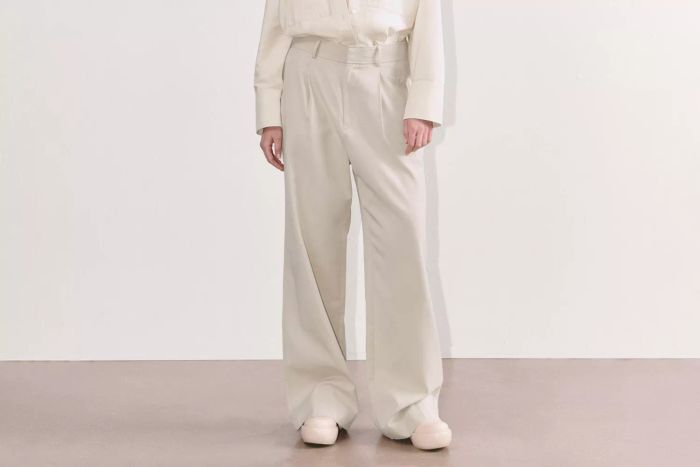 The Draper Pleated Pant in Buttersmooth