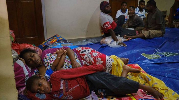 A climate refugee refers to someone who has been displaced due to environmental factors caused by climate change.