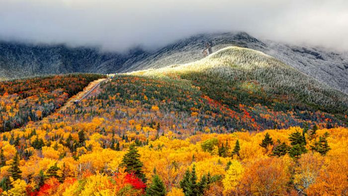 At 6,288 feet, Mount Washington is the tallest peak in the northeastern U.S. and New Hampshire's highest point.