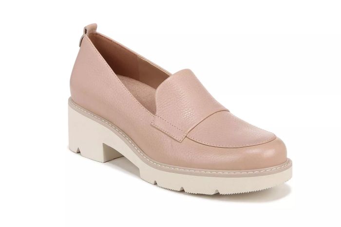 footwear made of leather loafers