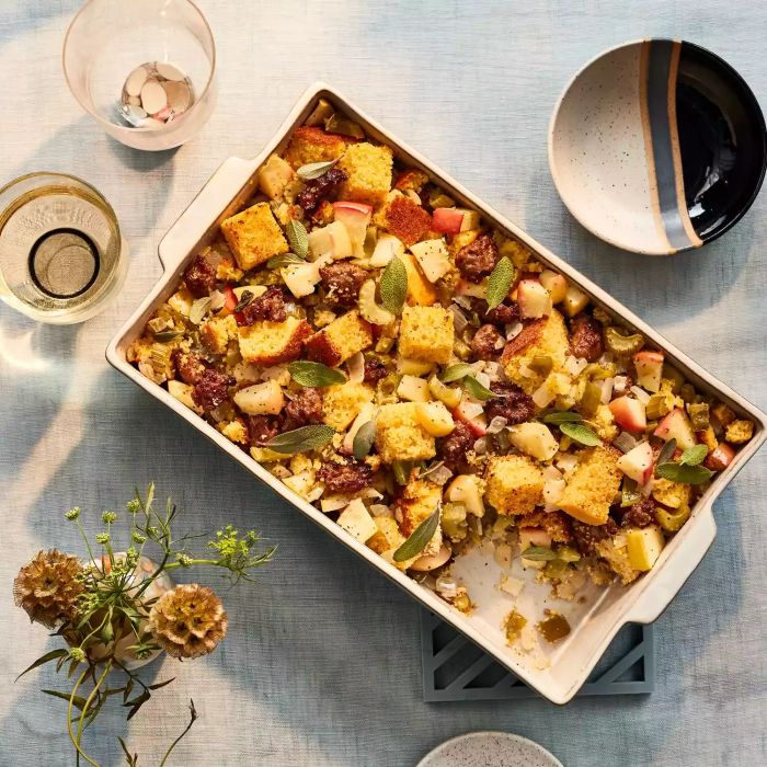 Sausage Stuffing with Cornbread