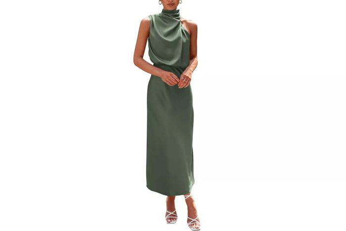 satin dress