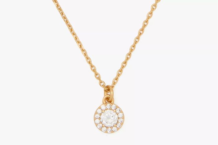 You're A Gem Pave Halo Pendant
