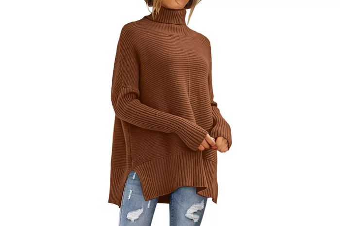 ANRABESS Women's Oversized Turtleneck