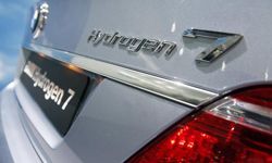 Rear view of the BMW Hydrogen 7