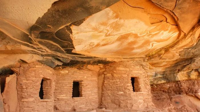 Anasazi ruins in Road Canyon, Grand Gulch Primitive Area, Cedar Mesa, Utah