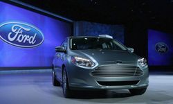 A Ford Focus on display
