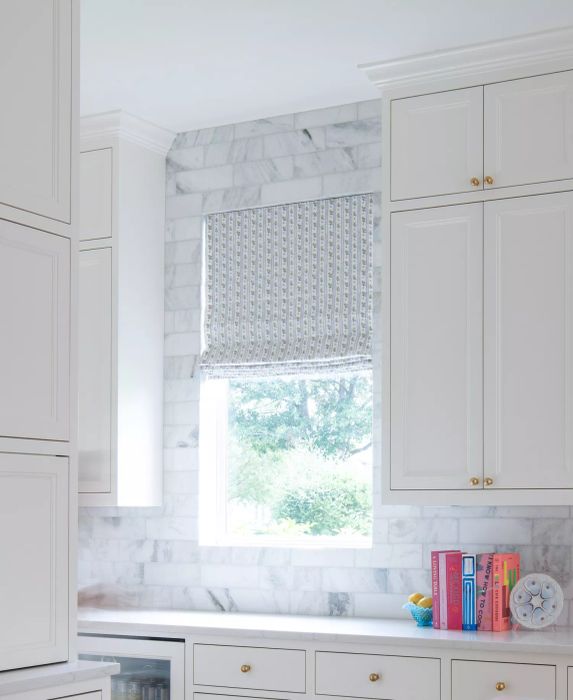cookbook-inspired kitchen styling