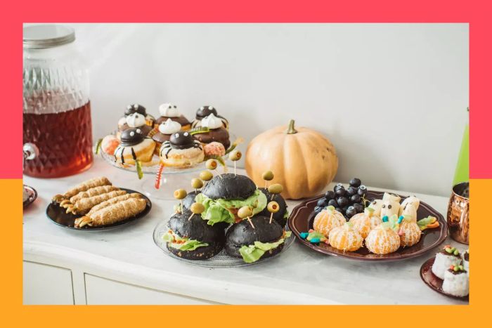 Halloween-inspired finger foods