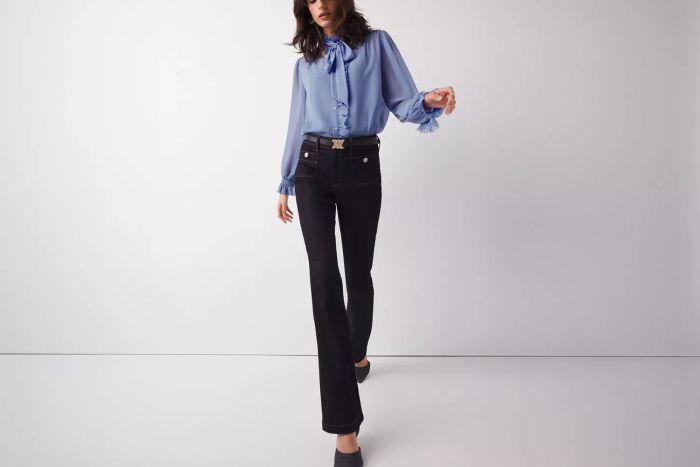 Chiffon Ruffle Blouse