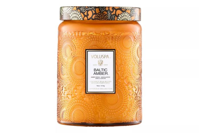 Voluspa Baltic Amber, Large Candle Jar, 18 oz,