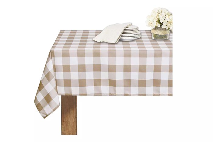water-resistant tablecloth