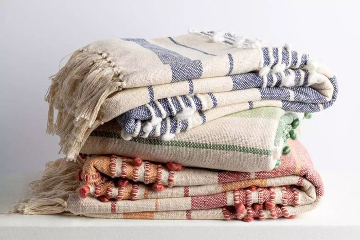 The Wayfair Kelly Clarkson Home Myers Handmade Throw Blanket offers a luxurious and handcrafted touch to your home.