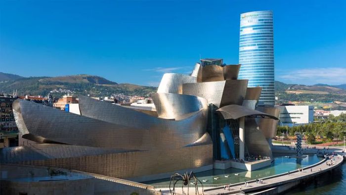 Guggenheim Museum located in Bilbao, Spain