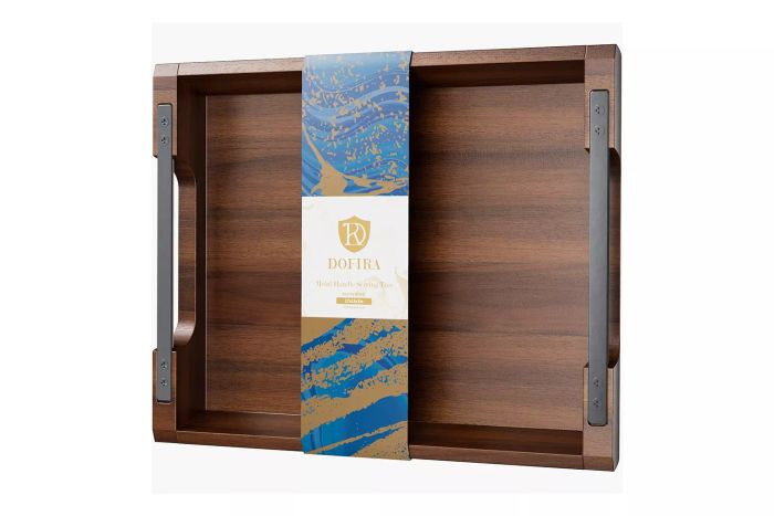 wooden serving tray