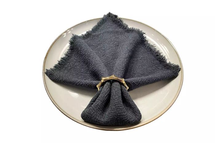 bamboo gold napkin holders