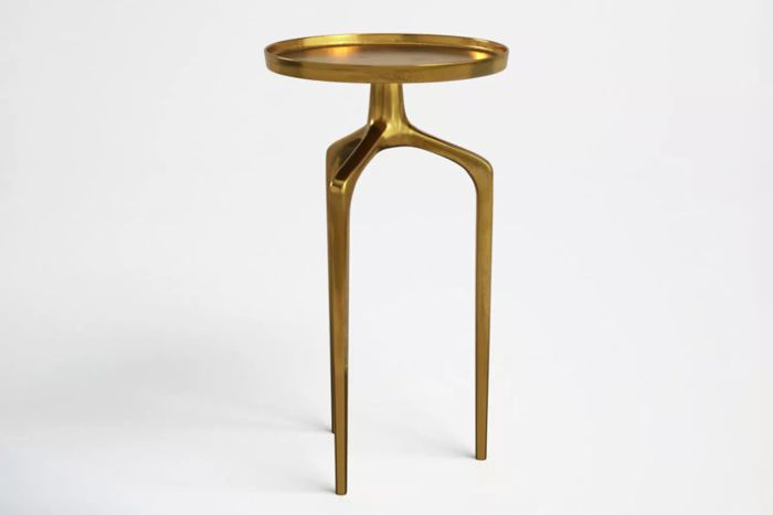 Wayfair's Kelly Clarkson Home Jody Aluminum Metal Tray Top Side Accent Table