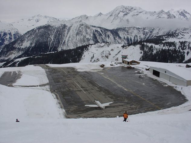 Courchevel-Airport-France