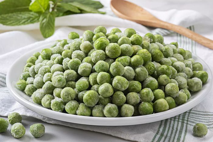 frozen green peas