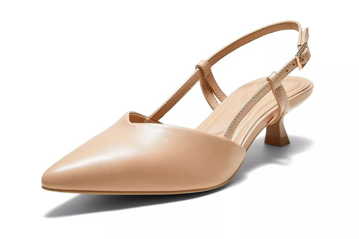 Arromic Women's Slingback Kitten Heels Closed