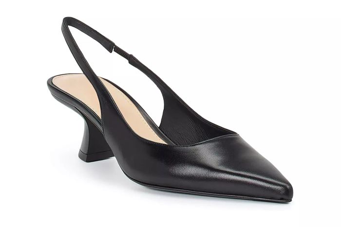 Gihubafuil Women’s Low Kitten Heel Pumps Shoes Closed Pointed Toe Heels Casual