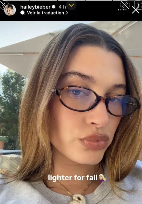 Hailey Bieber's Bronde Hair