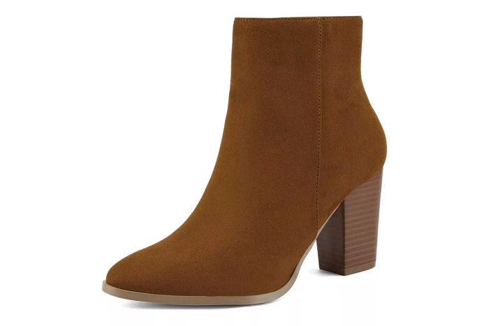 DREAM PAIRS Women's Ankle Boots with Chunky Block Heels