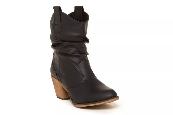 Charles Albert Women's Modern Western Cowboy Boot with Distressed Finish and Pull-Up Tabs