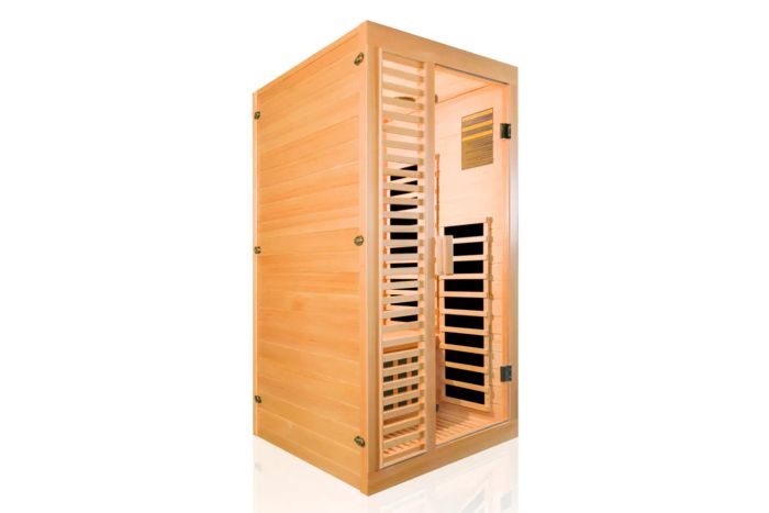 Freeport Park Hertel 1 Person Bluetooth Compatible FAR Infrared Sauna