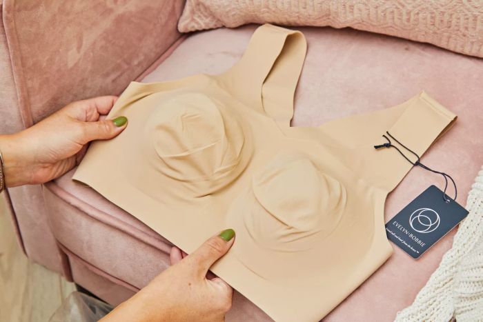 The Evelyn Bobbie Defy Bra, complete with tags.