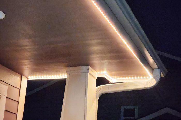 The Govee WiFi Outdoor LED Strip Lights powered up without any issues.