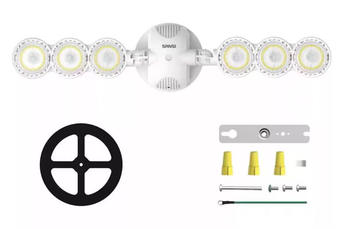 SANSI 45W Motion-Activated Outdoor Floodlight