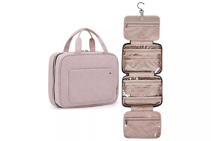 BAGSMART Toiletry Bag Travel Organizer with Hanging Hook